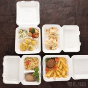 otwierany kompaktowy pojemnik na lunch