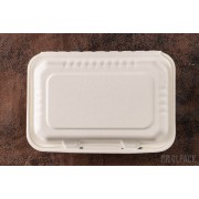 biały naturalny menubox z trzciny cukrowej