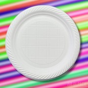 zdobiony talerz jednorazowy-wielorazowego użytku