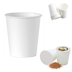KUBEK PAPIEROWY BIAŁY 250 ML Z PAPIERU