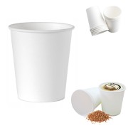 KUBEK PAPIEROWY BIAŁY 250 ML Z PAPIERU