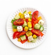 talerz ekologiczny papierowy na deser