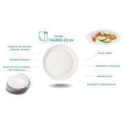 talerze ekologiczne jednorazowe