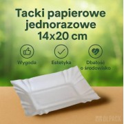 Tacki papierowe jednorazowe