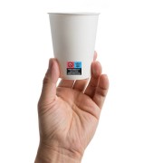 Kubek papierowy biały jednorazowy