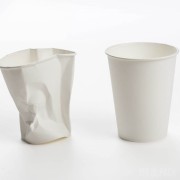 Kubek papierowy jednorazowy biały