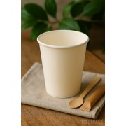 Kubek papierowy jednorazowy biały