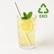 słomki białe papierowe