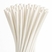 słomka papierowa jednorazowa biała