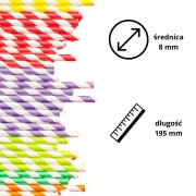 rurki do picia  papierowe