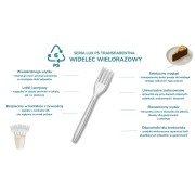 widelec plastikowy