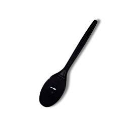 łyżeczka czarna plastikowa wielokrotnego użytku