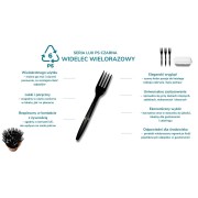 widelec plastikowy
