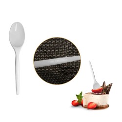 łyżeczka plastikowa biała