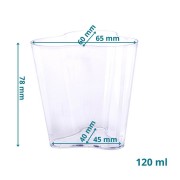 pojemnik na deserki kwiatek