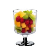 szkłopodobne pojemniczki na deserki