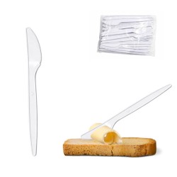 nóż biały ekonomiczny jednorazowy do wielokrotnego użytku