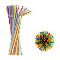 Słomki plastikowe łamane...