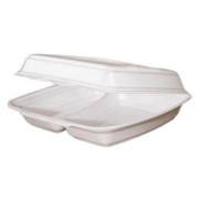 pojemnik obiadowy styropianowy 2-dzielny