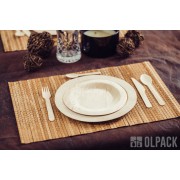 talerz drewniany 180 ekologiczny