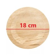 drewniany talerzyk 180 eko