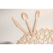 nóż drewniany jednorazowy