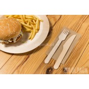 nóż jednorazowy drewniany