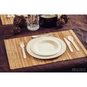 Zestaw sztućców drewnianych jednorazowych