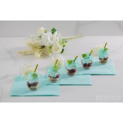 Plastikowe kubeczki deserowe na deser