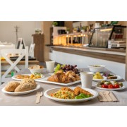 Talerz jednorazowy z trzciny cukrowej