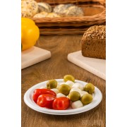 talerze jednorazowe papierowe sztywne