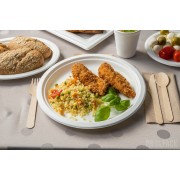 naturalne w 100% talerzyki jednorazowe