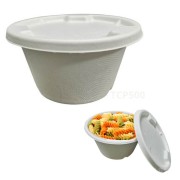 pojemnik z trzciny cukrowej 500 ml z pokrywką