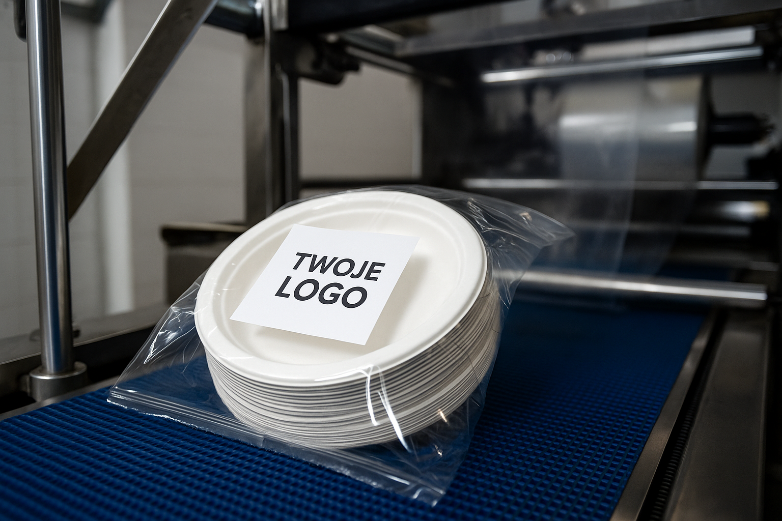 Pakowanie privat label naczyń  i opakowań jednorazowych