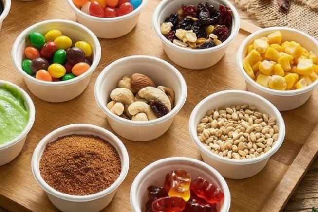 POJEMNIKI NA SOS z TRZCINY CUKROWEJ