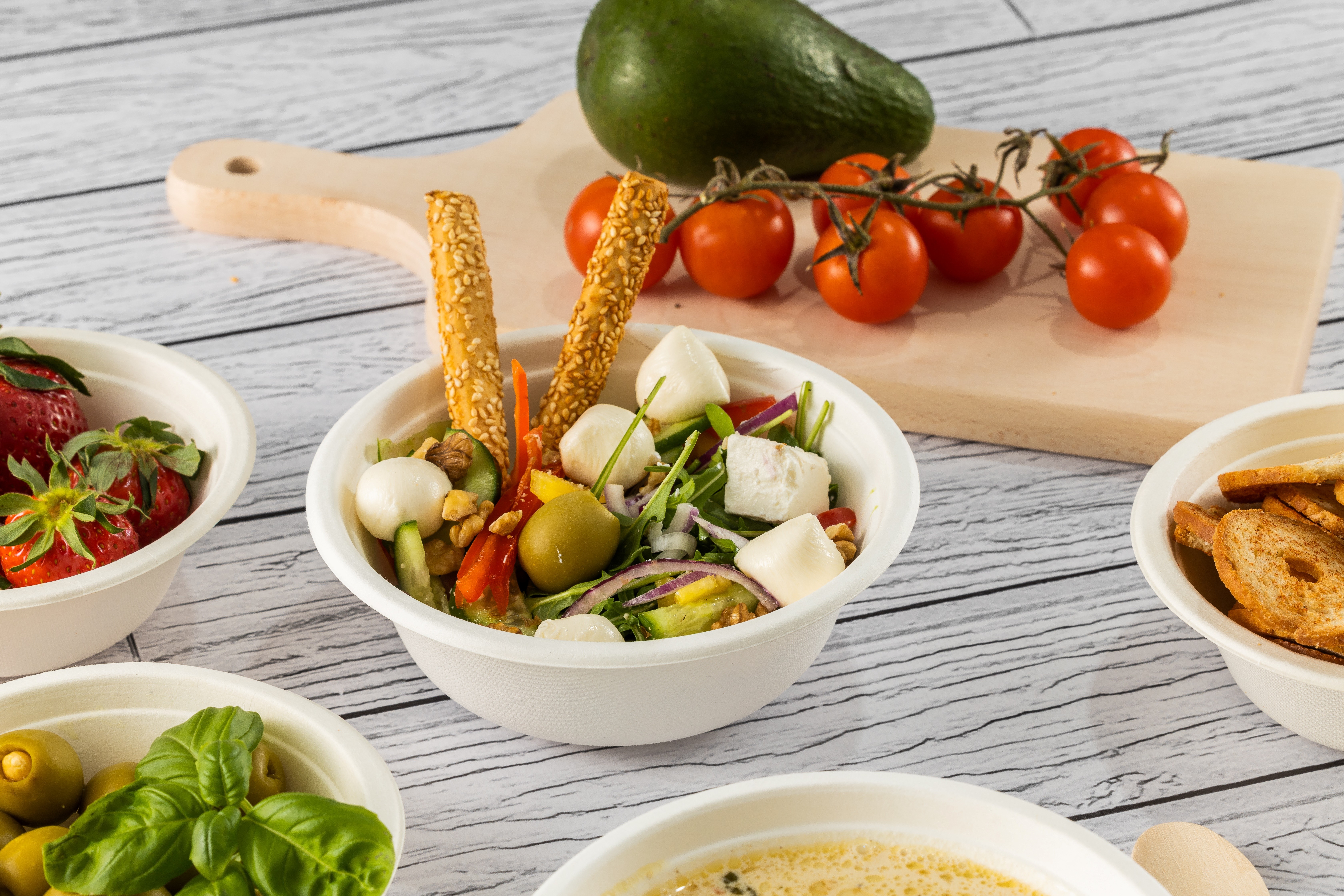 MISKI Z TRZCINY CUKROWEJ